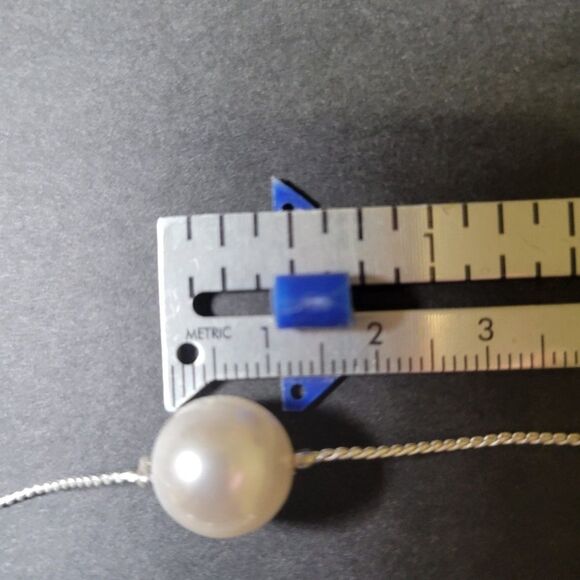 Double strand long faux neutral pearls costume necklace NWOT - Picture 6 of 7